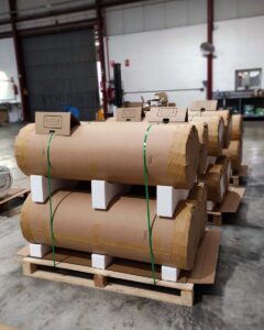 Embalaje de cartón para bobinas de Lamidecor