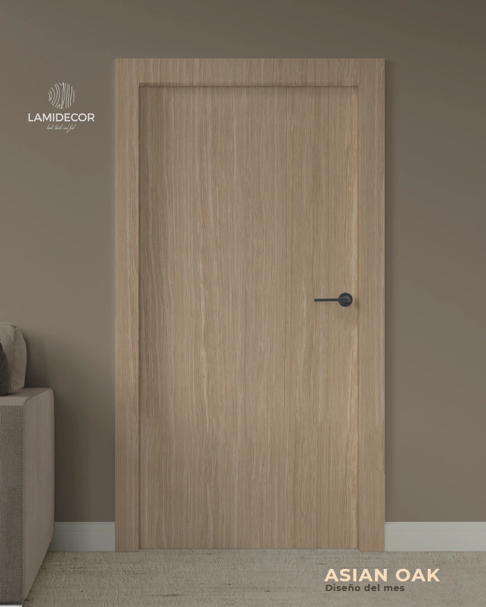 Diseño Asian Oak para mobiliario y puertas de Lamidecor